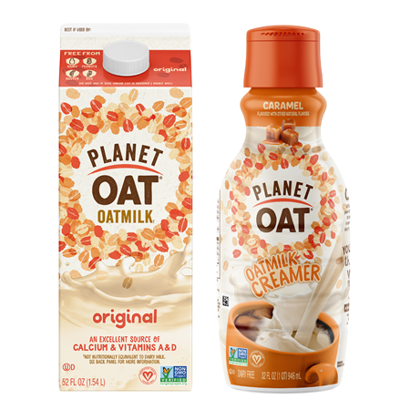 Save $1.00 on any ONE (1) Planet Oat Oatmilk 52oz or Planet Oat Creamer 32oz