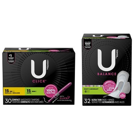Save $3.00 on any TWO (2) UBK Balance Pads (22ct-36ct), Balance Teen Pads or Click Tampons (30ct+)