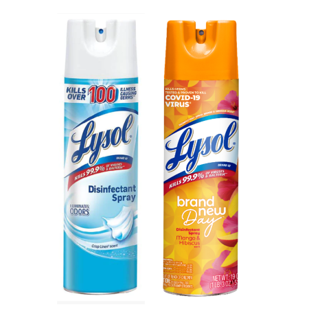 Save $1.00 on any ONE (1) Lysol® Disinfectant Spray