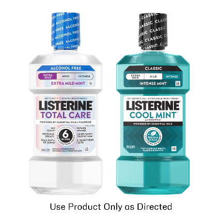 Save $1.00 on any ONE (1) LISTERINE&reg; Mouthwash product, POCKETPAKS&reg; product, POCKETMIST&reg; product, or single use liquid packs.