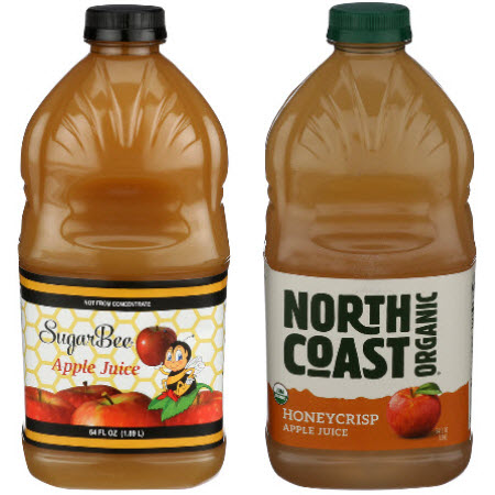 Save $1.50 on any ONE (1) North Coast Organic Apple Juice or SugarBee Apple Juice