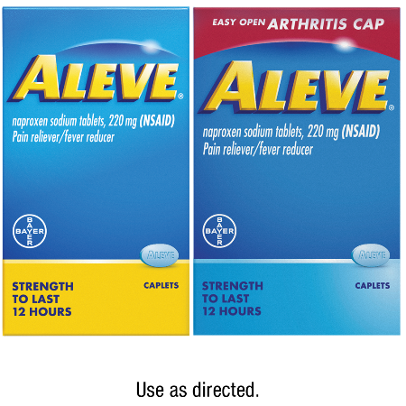 Save $1.50 on any ONE (1) Aleve&reg; product 24ct - 70ct (excludes Aleve-D&reg;)