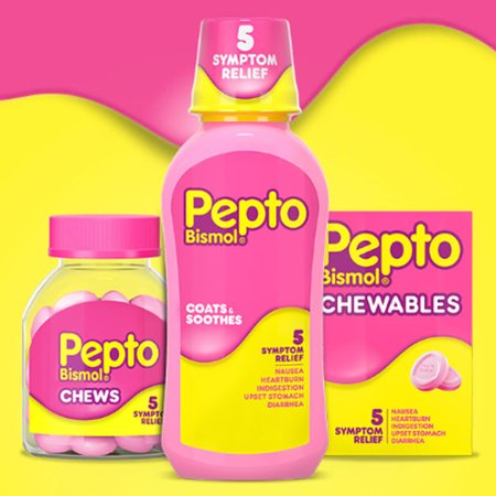 Save $0.50 on ONE Pepto Bismol Product (excludes trial/travel size).
