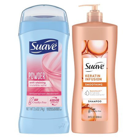Save $0.75 on any TWO (2) Suave® products (excludes twin packs, trial/travel sizes)