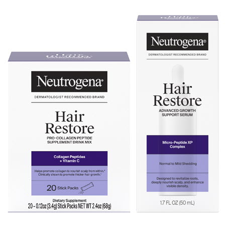 Save $6.00 on any ONE (1) NEUTROGENA&reg; Hair Restore Supplement Powder or Growth Scalp Serum