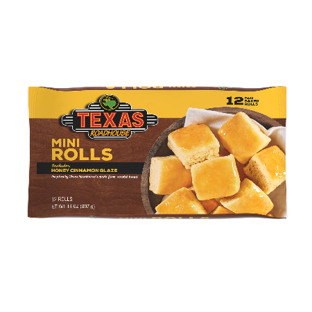 Save $1.00 on any ONE (1) Texas Roadhouse™ Mini Rolls with Honey Cinnamon Glaze