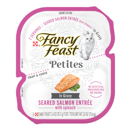 Save $0.50 on any TWO (2) 2.8 oz packages of Fancy Feast&reg; Petites Wet Cat Food