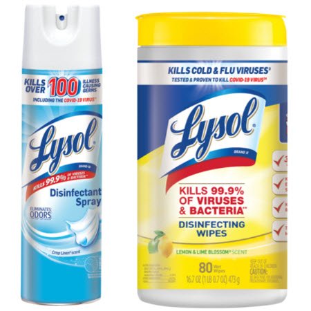 Save $0.50 on any Lysol Product