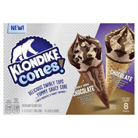 Save $6.00 on Klondike Ice Cream Cones