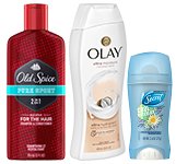 Save $5.00 on Old Spice, Olay & Secret Body & Deodorant