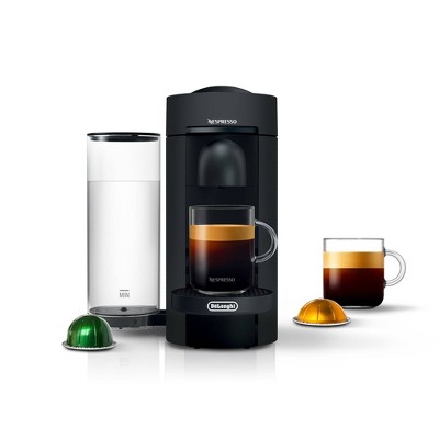 Nespresso VertuoPlus coffee maker and espresso machine by DeLonghi - black matte at $159.99