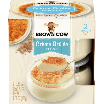 20% off 2-ct. Brown Cow single serve crème brûlée & pots de crème dessert