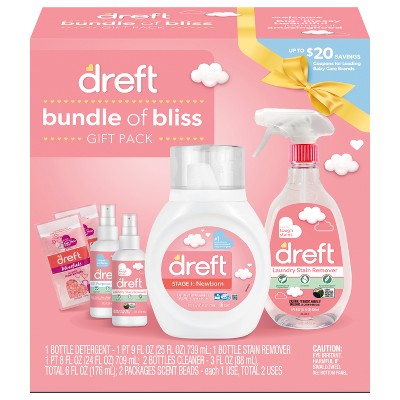 15% off 6-ct. Dreft bundle of bliss laundry detergent gift pack