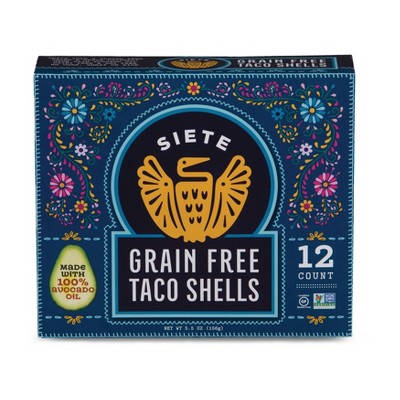 15% off 12-ct. 5.5-oz. Siete grain free, gluten free taco shells