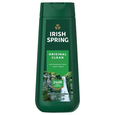 Buy 4, get $5 Target GiftCard on Irish Spring original clean body wash for men