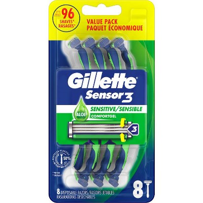 Save $3.00 ONE Gillette Disposable Razor (excludes Gillette Black, Sensor 3 Hybrid, Gillette Refillable Handles, Gillette Blade Refills, Venus Products, and trial/travel size).