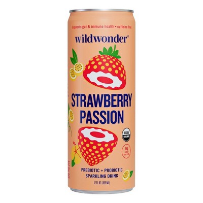 20% off 12-fl oz. Wildwonder organic prebiotic & probiotic sparkling drink