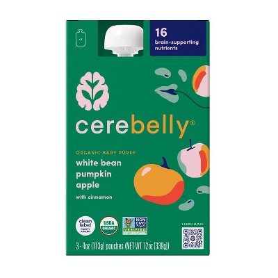 15% off 4-oz. 3-pk. Cerebelly organic baby food multipacks
