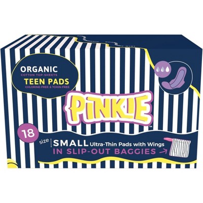 15% off Pinkie Tween & Teen organic pads