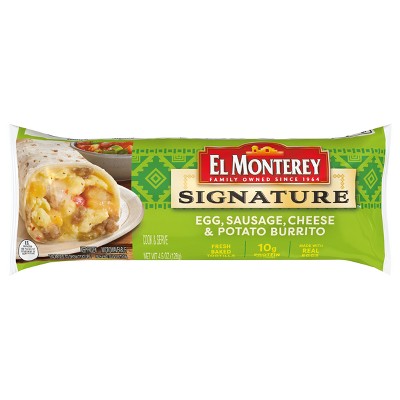 25% off 4.5-oz. El Monterey single serve breakfast burrito