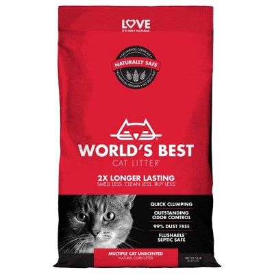 10% off 15-lbs. World's Best cat litter