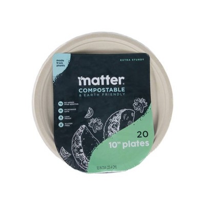 20% off 20-ct. Matter compostable plates & bowls