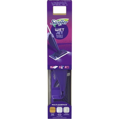 Save $5.00 ONE Swiffer WetJet Starter Kit (excludes trial/travel size).