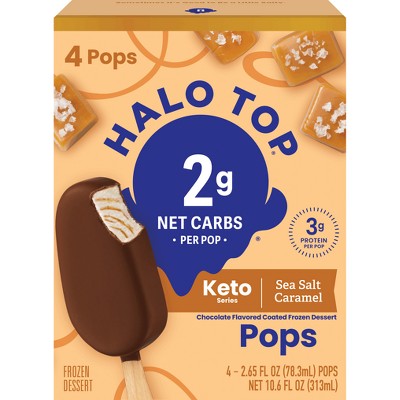 15% off 4-ct. Halo Top sea salt caramel frozen keto bars