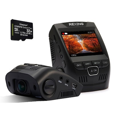 Rexing V1 FHD Single Channel 1080p Full HD Dash Cam at $49.99