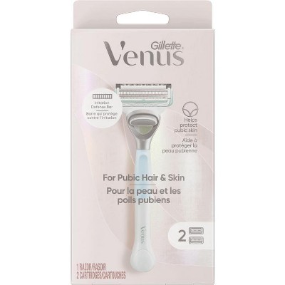 Save $3.00 ONE Venus For Pubic Hair & Skin Razor OR Care Item (excludes disposables, Gillette Products, and trial/travel size).
