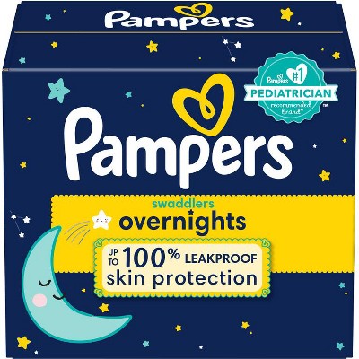 Save $3.00 ONE Enormous Pack Pampers Swaddlers Overnight Diapers.