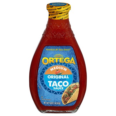 15% off 16-oz. Ortega original taco sauce