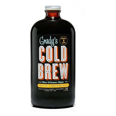 15% off 32-fl oz. Grady's new orleans style cold brew coffee concentrate