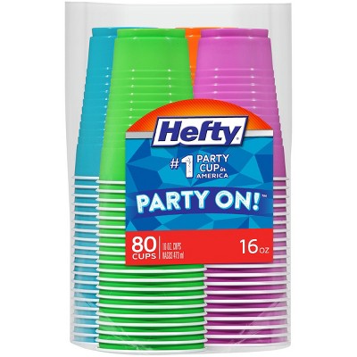 5% off 16-oz. 80-ct. Hefty Party On! disposable cups