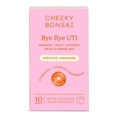 Save $1 on 10-ct. Cheeky bonsai bye bye UTI drink mix