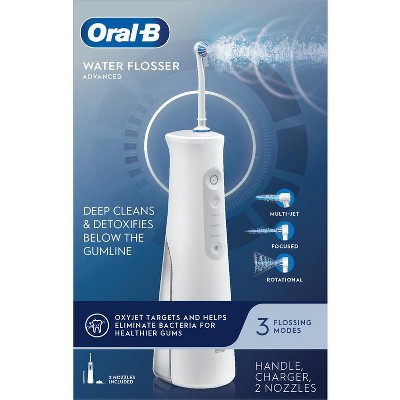 Save $10.00 ONE Oral-B Handheld OR Countertop Water Flosser.