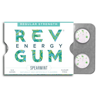 20% off 0.49-oz. Rev Gum spearmint regular strength