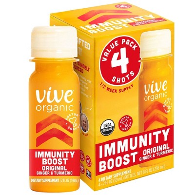 20% off 4-ct. 2-fl oz. Vive organic immunity boost shot
