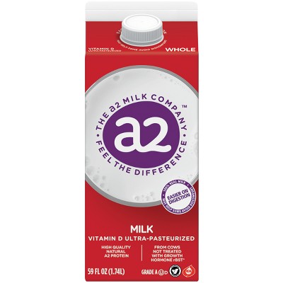 20% off 59-fl oz. a2 Milk 2% & whole milk