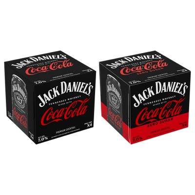 Earn a $2.00 rebate on the purchase of any ONE (1) 4-pack of Jack Daniel's® & Coca-Cola®, Jack Daniel’s® & Coca-Cola® Zero Sugar, Jack Daniel’s® Apple Fizz, Jack Daniel’s® Tennessee Honey & Lemonade or Jack Daniel’s® & Ginger Ale.
A rebate from BYBE will be sent to the email associated with your account. Valid one-time use.