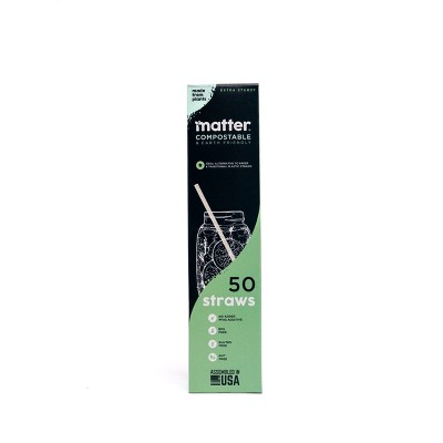 20% off 50-ct. Matter compostable straws