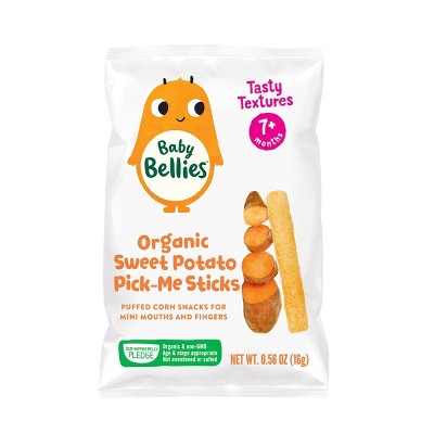15% off 0.56-oz. Little Bellies organic sweet potato & banana pick-me sticks baby snacks