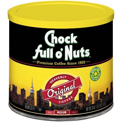 30% off 23 & 26-oz. Chock Full o'Nuts coffee