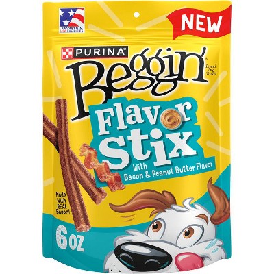 Save $1.00 on ONE (1) 6 oz or larger bag of Beggin' Flavor Stixs® Dog Treats
