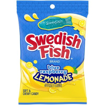 10% off 8-oz. Swedish fish blue raspberry lemonade chewy candy