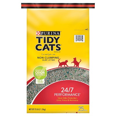5% off 25-lbs. Purina Tidy Cats 24/7 performance non-clumping cat & kitty litter for multiple cats