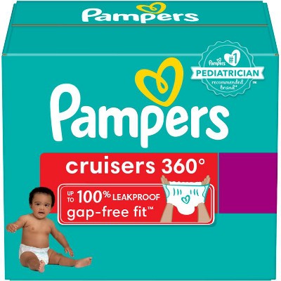 Save $5.00 ONE Super Pack Pampers Cruisers 360 Diapers.