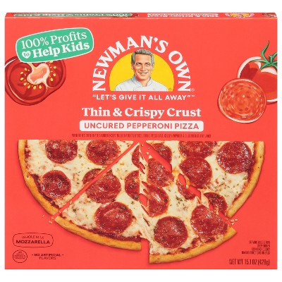 15% off select Newman's own pizza