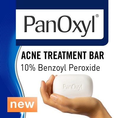 10% off 4-oz. PanOxyl 10% benzoyl peroxide acne treatment bar