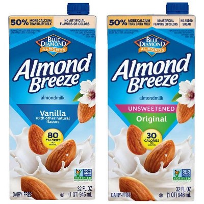 Save $0.75 off ONE (1) Almond Breeze Shelf Stable product